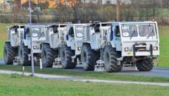 Seit Anfang Februar sind die Seismik-Lkw in der Oststeiermark unterwegs.  