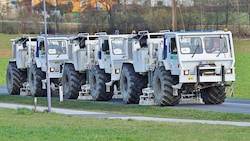 Seit Anfang Februar sind die Seismik-Lkw in der Oststeiermark unterwegs.  