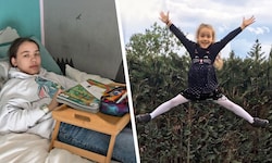 Sophie heute – ans Bett gefesselt in ihrem abgedunkelten Zimmer. Und Sophie vor fünf Jahren als ...