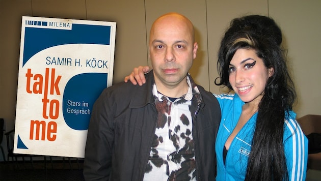 Der Autor in seinem Element: Samir H. Köck mit der viel zu früh verstorbenen Jazz-Ikone Amy ...
