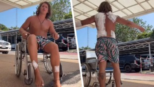 Der Influencer ist bei dem schweren Moped-Unfall offenbar nur knapp mit dem Leben ...