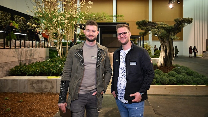 „Wir wollen in unserem Schaugarten zeigen, was möglich ist“, sagen Lukas und Benjamin, ...