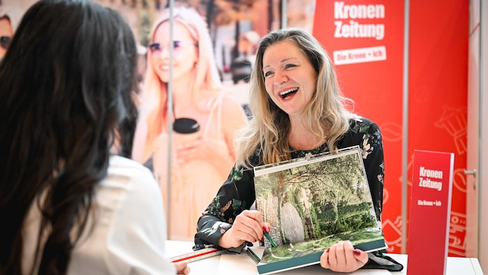 Herzensgärtnerin Patrizia Haslinger gibt beim „Krone“-Stand (Halle 20) Gartentipps.