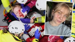 Blutüberströmt war Shorttrack-Läuferin Kamila Sellier nach ihrem Unfall bei Olympia, nun zeigte ...