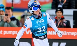 Daniel Tschofenig wurde beim Skifliegen in Planica Dritter.