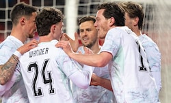 Große Freude bei den Österreichern – nach einem 5:1-Sieg kein Wunder …