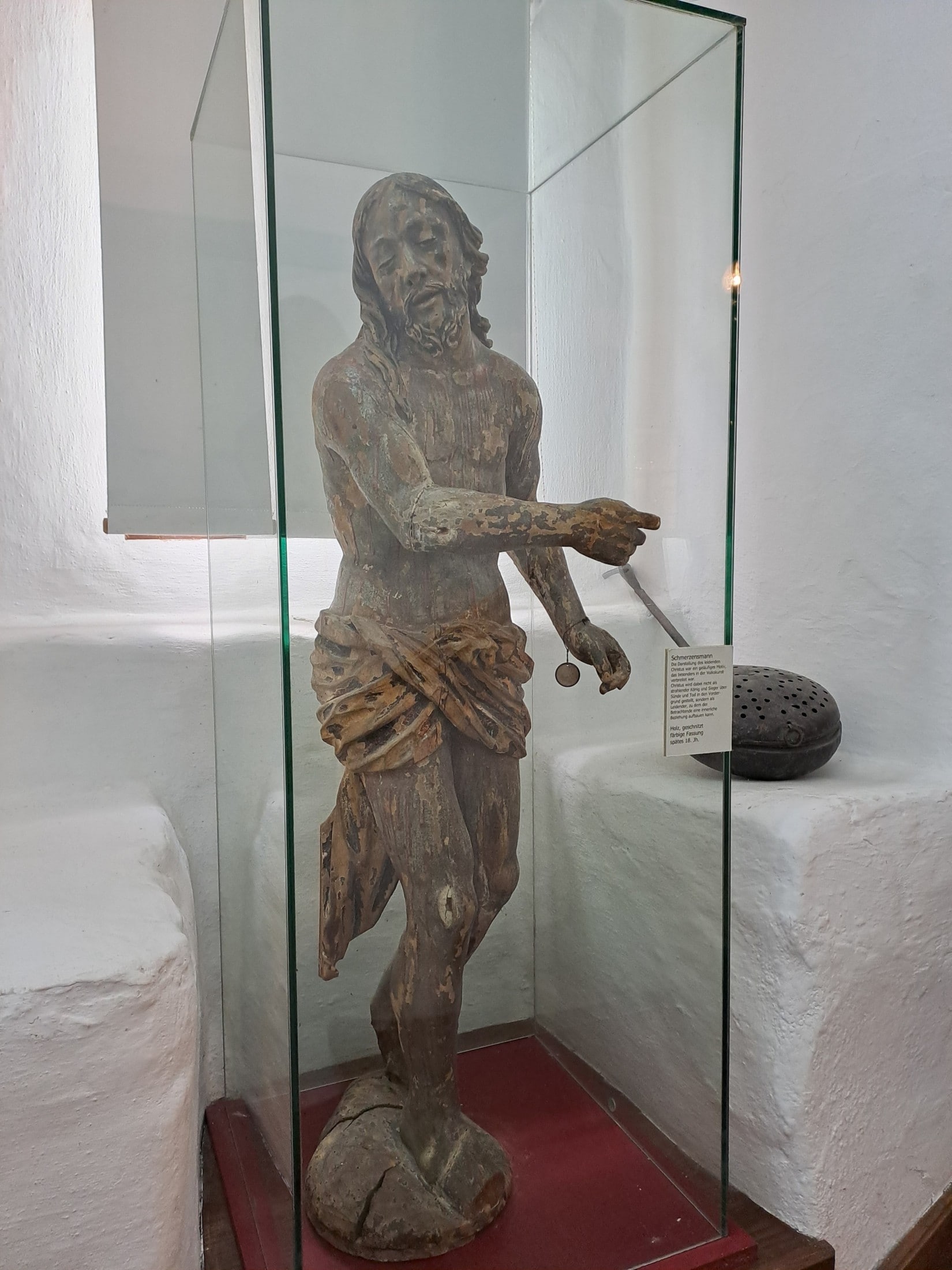 Schmerzensmann im Gailtalmuseum im Schloss Möderndorf.