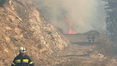 Auch die FF Lainach stand im Einsatz beim Waldbrand.