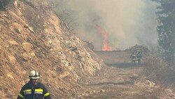 Auch die FF Lainach stand im Einsatz beim Waldbrand.