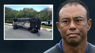 Golf-Star Tiger Woods ist mit seinem Wagen schwer verunfallt.