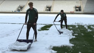 Wacker musste Schneeräumen.