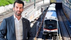 Verkehrslandesrat Udo Landbauer will Pendler auf die Wiener U-Bahnlinien „umleiten“. 