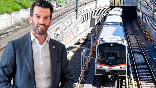 Verkehrslandesrat Udo Landbauer will Pendler auf die Wiener U-Bahnlinien „umleiten“.