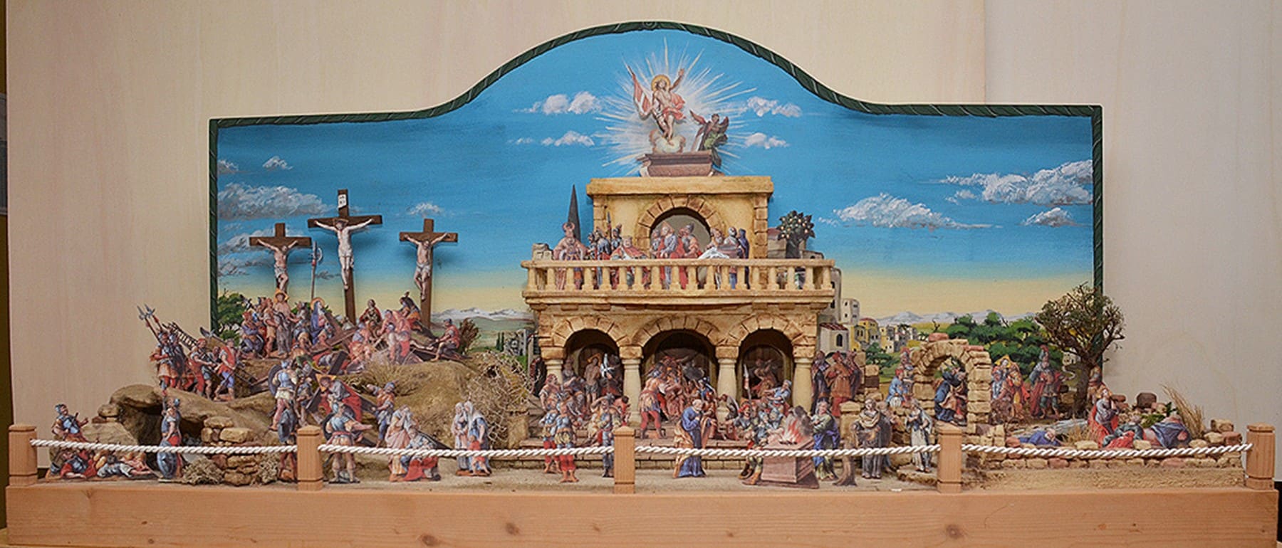 Die Fastenkrippe von Josef und Petra Krassnitzer aus Deutsch-Griffen – zu sehen im Gurker Dom.