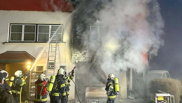 Zwei Feuerwehren waren im Einsatz.