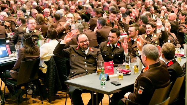 In Lustenau versammelten sich die Florianijünger.