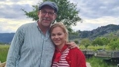 Der Hof des Weinguts des Ehepaars Katharina und Maximilian Brustbauer in der Wachau liegt direkt ...