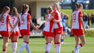 Jubel bei den Salzburger Fußball-Frauen