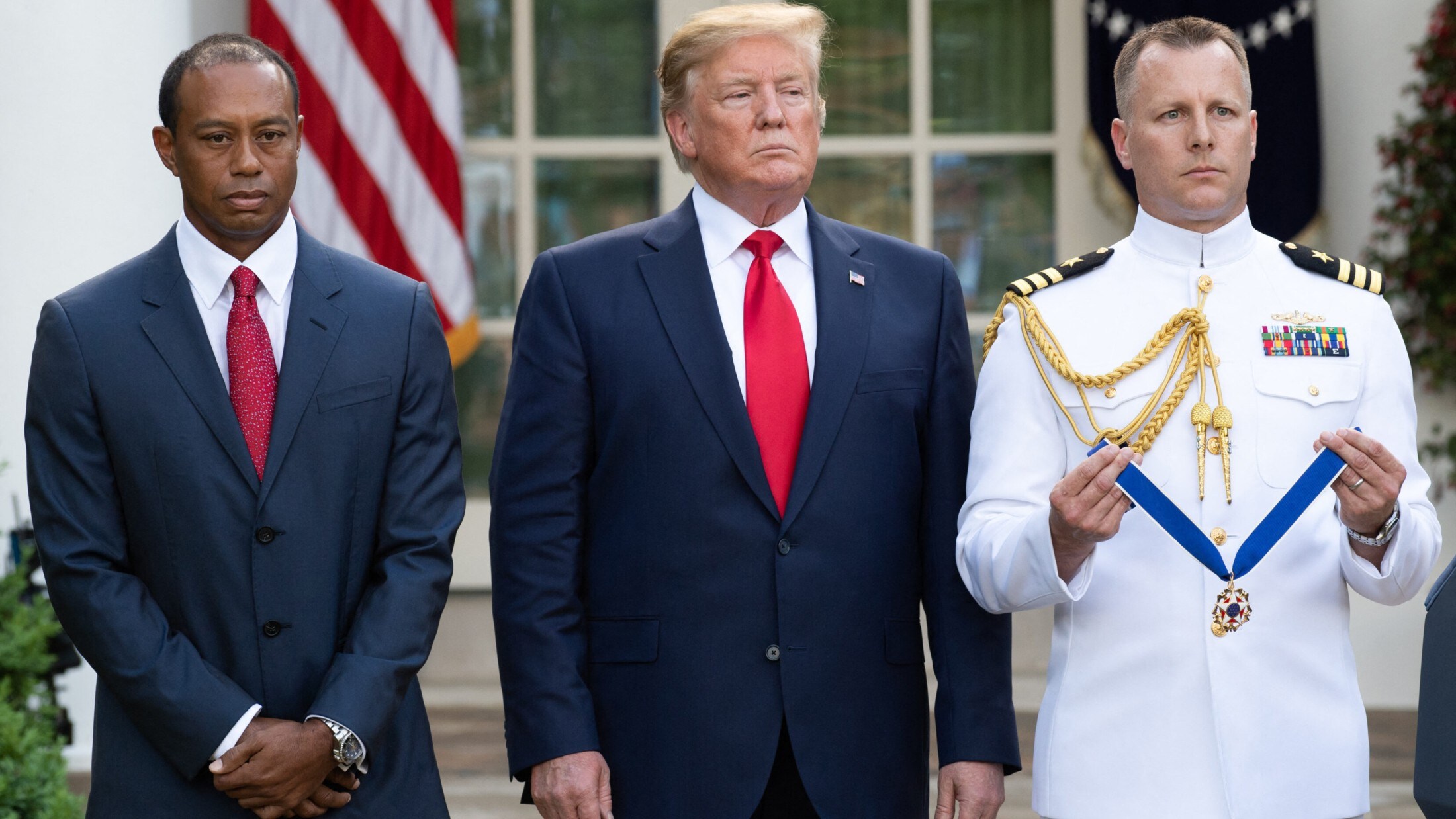„Sehr enger Freund“ - Donald Trump zu Woods-Unfall: „Er hat Probleme ...