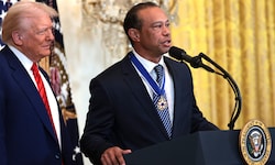 Donald Trump und Tiger Woods