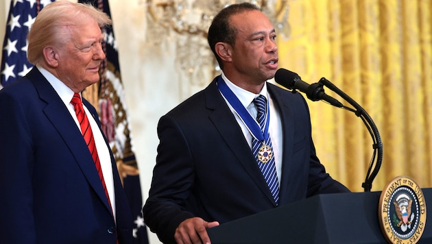 Donald Trump und Tiger Woods