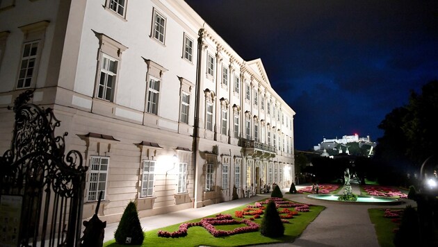 Das Schloss Mirabell wird heute dunkel sein.