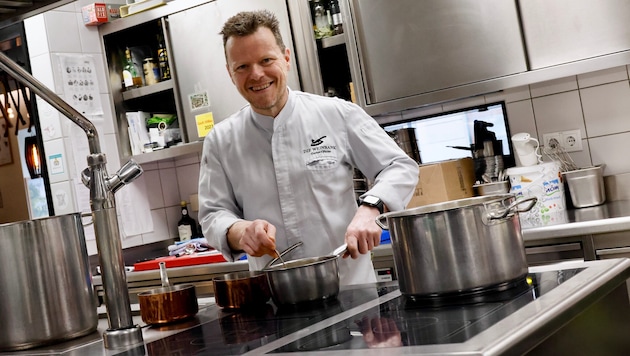 Im „Fuchs-Bau“ ist der Ausnahmekoch in seinem Element.