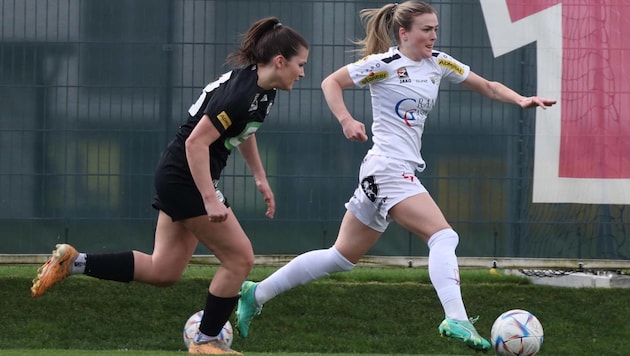 Julia Kofler (r.) & Co. brauchen einen Punkt gegen Sturm Graz.