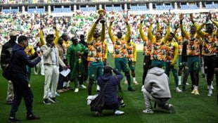 Pokal-Ehrenrunde in Paris