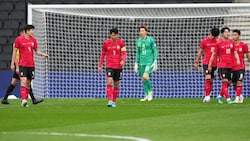 Hängende Köpfe bei Südkorea