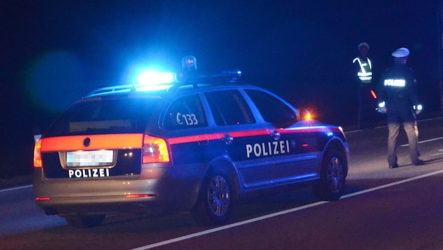 Erst eine Polizeisperre konnte den Flüchtenden stoppen.