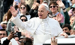 Nach seinem Kurzbesuch im Fürstentum Monaco am Samstag hat Papst Leo XIV. am Palmsonntag die ...