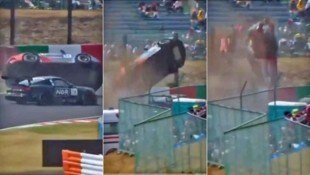 Beim F1-Randprogramm in Japan sorgte ein Horror-Unfall für Aufsehen.