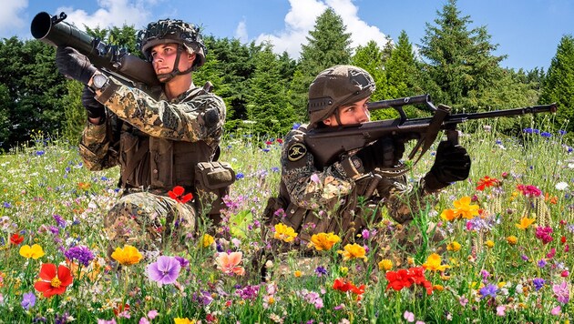 Blumenwiesen und Baumbestände machen Heeresflächen in NÖ zu Grünoasen.