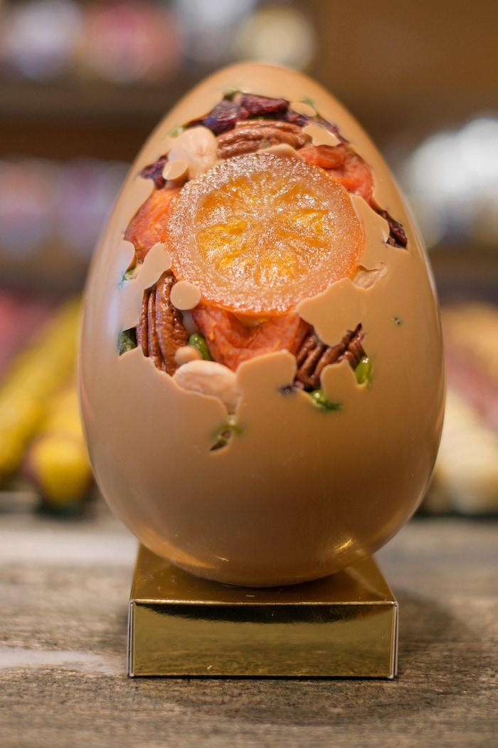 Aufwendig gefertigte Ostereier.