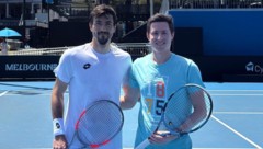 Philipp Bachmaier mit Sebastian Ofner (li.).