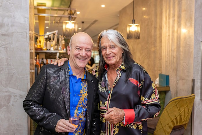 Haben beide Musik im Blut: Andy Lee Lang und der ehemalige ESC-Teilnehmer Waterloo.