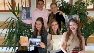 Zukünftige Geschichte-Stars: Lilliana G., Anja G., Anna-Maria S. und Elena V. (o.). Influencerin ...