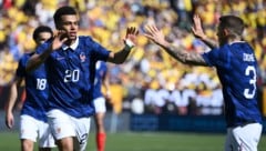 Desire Doue (l.) erzielte einen Doppelpack.