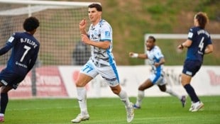 Ivan Ljubic jubelte über sein erstes Tor auf Zypern.