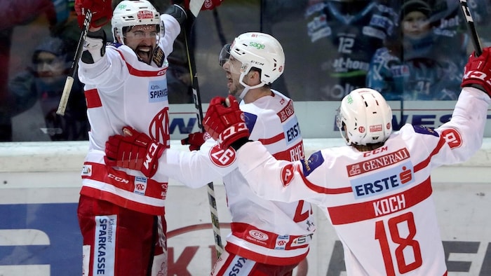 Als Spieler wurde David Fischer (li.) zweimal Meister mit dem KAC.