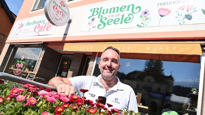 Christian Huber hatte die Idee zur Erweiterung auf das „Blumencafé“.