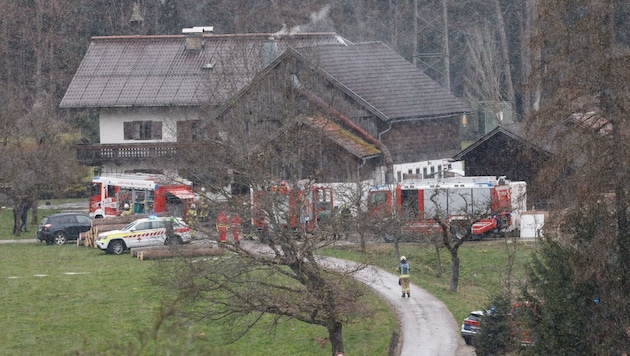 Auf diesem Bauernhof kam es zu dem Brand.