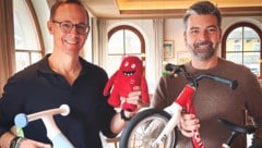 Marcus Ihlenfeld und Christian Bezdeka gründeten vor 13 Jahren die Firma Woom. 