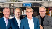 Bündnis für eine „Bypassröhre“ während der Sanierung des Plabutschtunnels (v. l.): Josef Pesserl ...