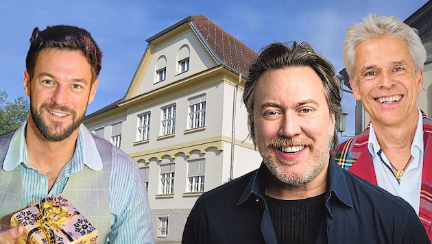 Paul Pizzera, Nicholas Ofczarek und Thomas Brezina setzen sich für die kleine Volksschule in ...