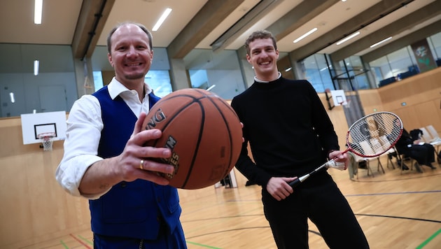 BM Johannes Anzengruber und Sportamtsleiter Tassilo Berghammer.