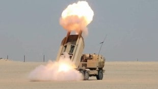 Auf dieser Aufnahme, die vom US-Zentralkommando CENTCOM veröffentlicht wurde, sieht man ...