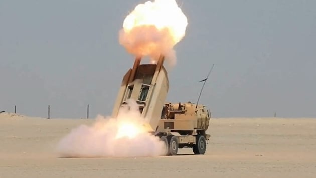 Auf dieser Aufnahme, die vom US-Zentralkommando CENTCOM veröffentlicht wurde, sieht man eine ...