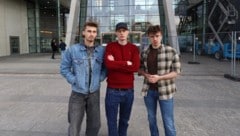 Starteten eine Petition gegen eine Gebühr, die schon abgesagt ist: Niklas Spreizer, Dominik ...